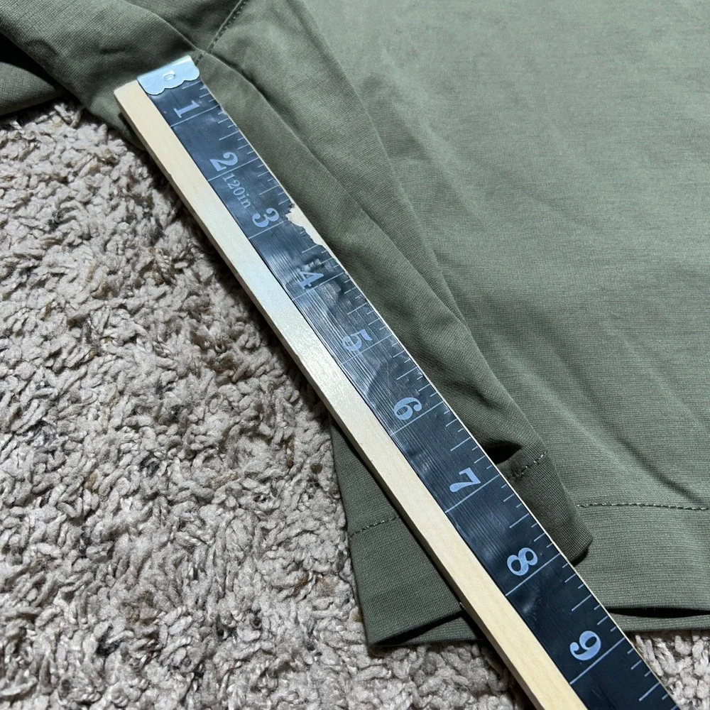 Banana‎ Republic Luxe City Shorts 33 Olive Green Stretch Tech Drawstring Pockets